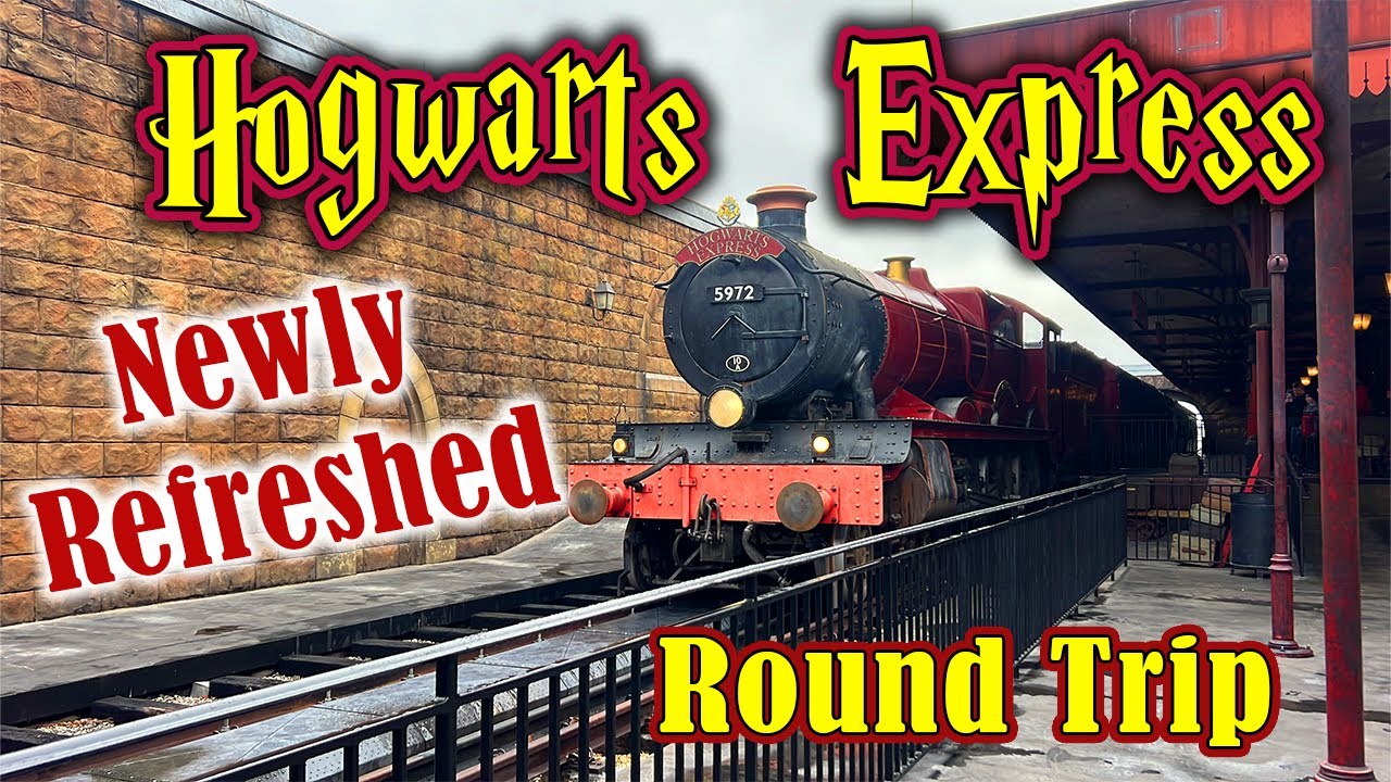 [4K 2025] Hogwarts Express Universal Orlando - Hogsmeade to Kings Cross Station and Back