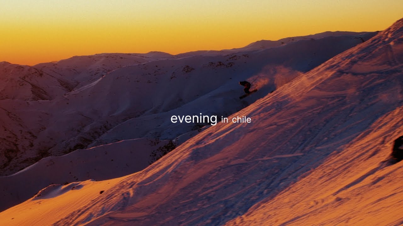 evening in chile | skiing in chile