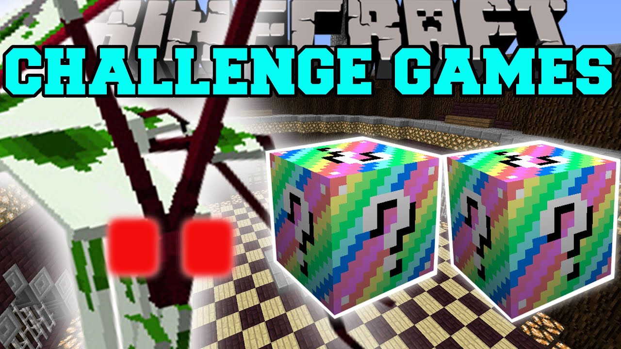 Minecraft: MANTIS CHALLENGE GAMES - Мод Lucky Block - Мини-игра с модами