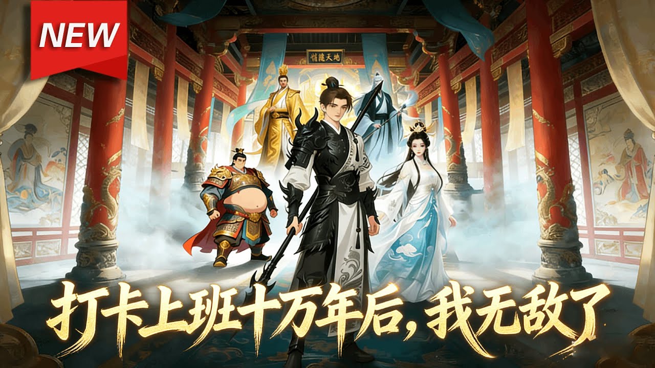 MULTISUB📢新番上线《打卡上班十万年后，我无敌了》第1~117集丨叶枫穿越洪荒，成了天寿宫看门天兵，意外激活朝九晚五打卡系统！每日打卡解锁神级奖励，从人仙一路逆袭，肉身成圣！#破晓动漫社