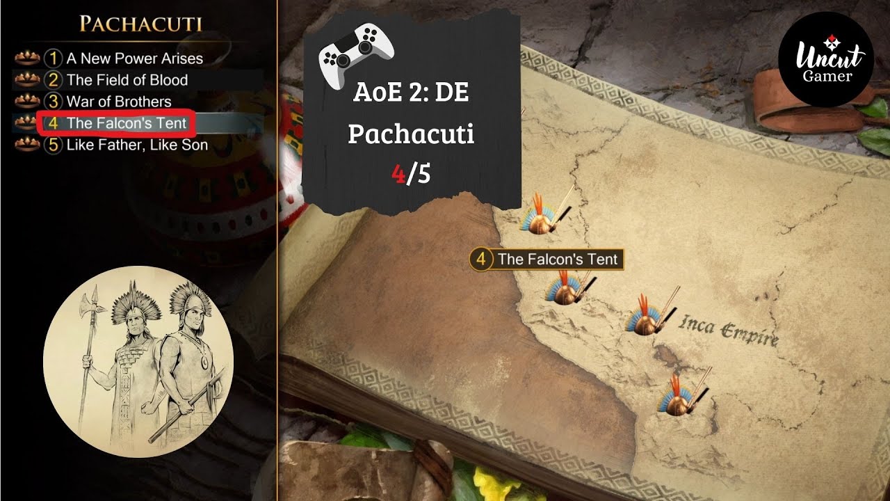 AOE2:DE / PS5 / Pachacuti Campaign / The Falcons Tent