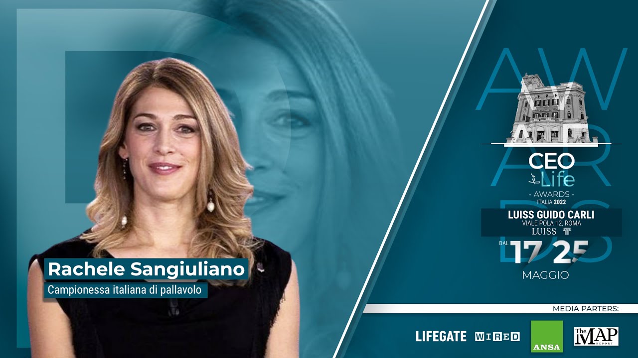 Rachele Sangiuliano, Campionessa italiana di pallavolo - CEOforLIFE Awards Italia 2022