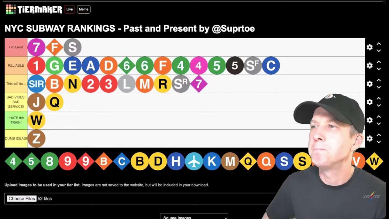RANKING all NYC SUBWAYS - PAST & PRESENT with @SuprToe