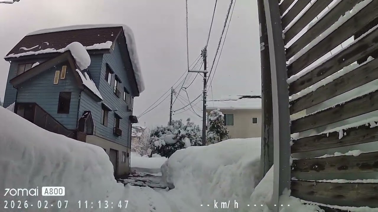 2026.02.07 十日町の実家への最難関 ドラレコ