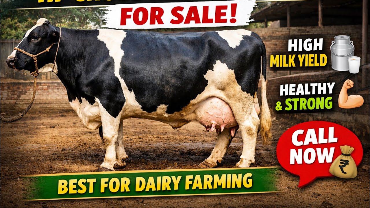 HF Cross Heavy Size Cow for Sale 🐄 | High Milk Yield Dairy Cow 💪 #hfcross #hf 