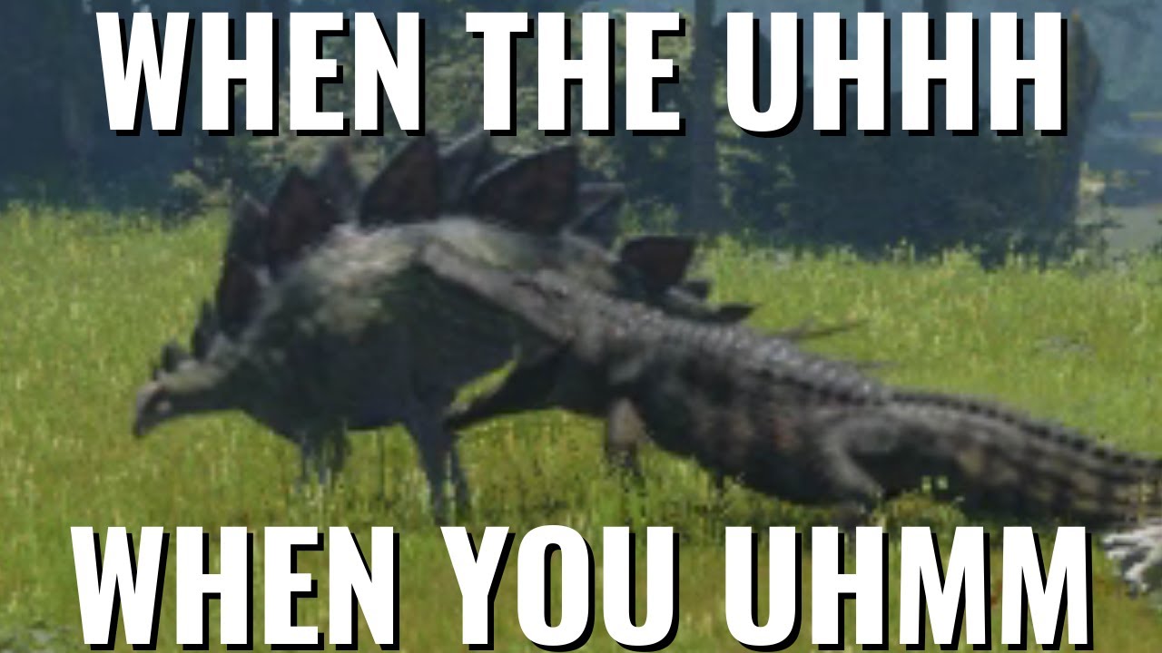 stegosaurus but the video is awkward- The Isle