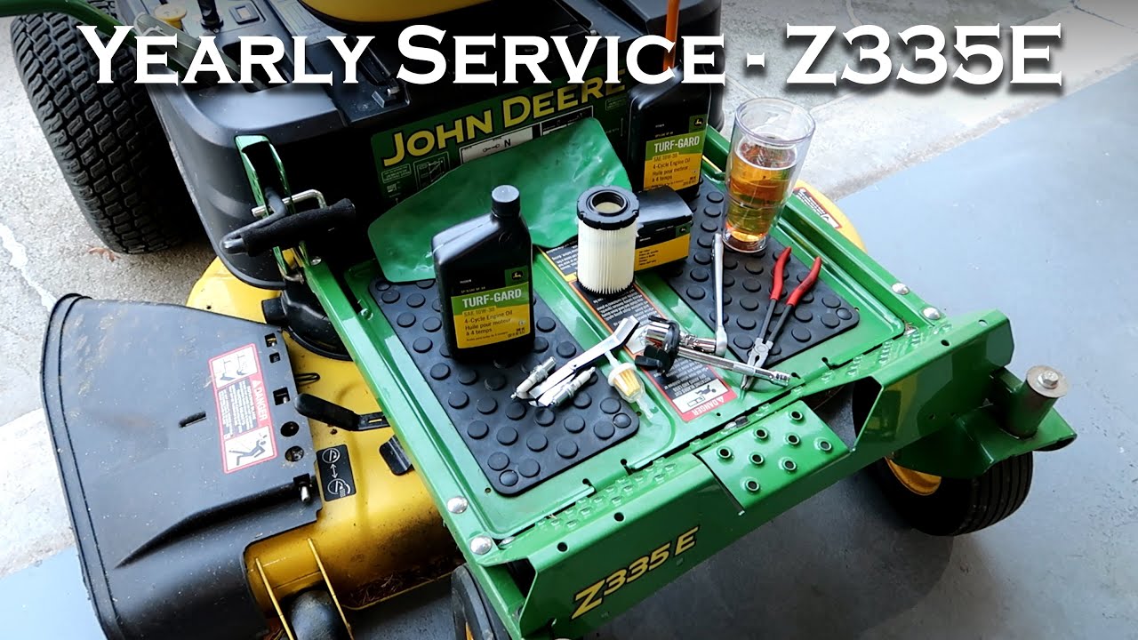 Полный комплект для технического обслуживания John Deere Z335E — деталь № LG276