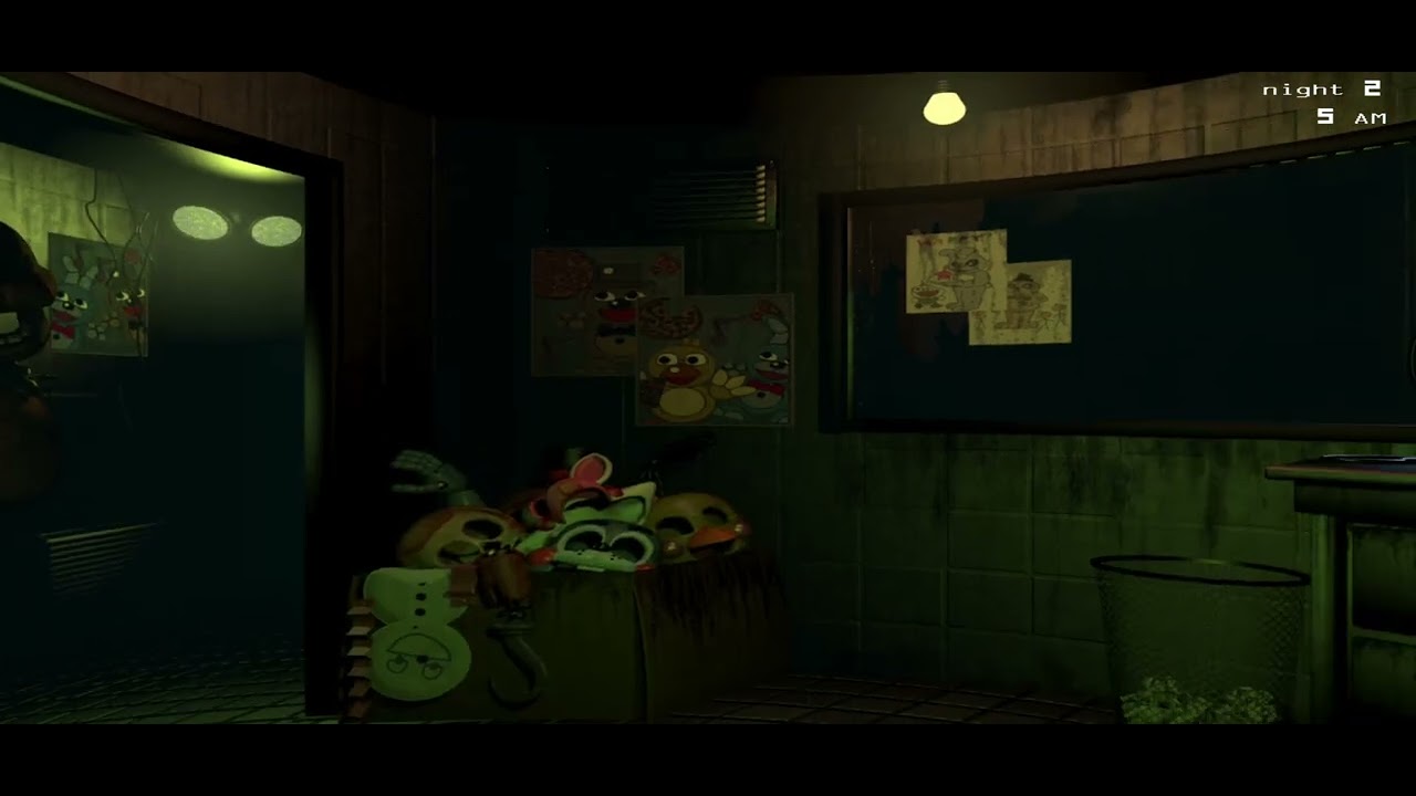 Gizemli Tavşan Karakter 2. Geceyi Bitirdim Five Nights at Freddy's 3 Part 2