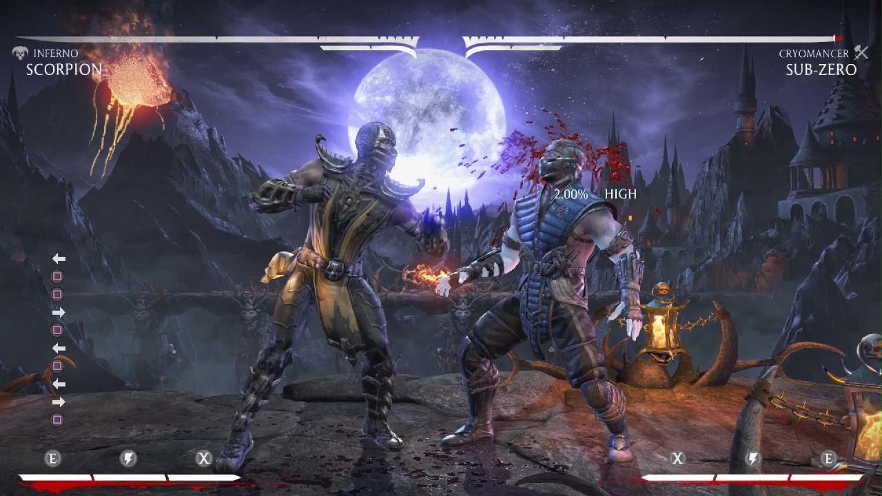 Attempting my God mode Combo