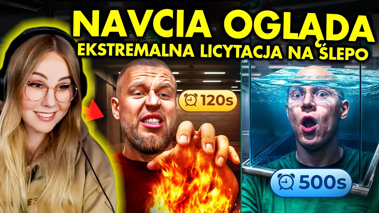 NAVCIA ogląda BUNGEE EKSTREMALNA LICYTACJA NA ŚLEPO