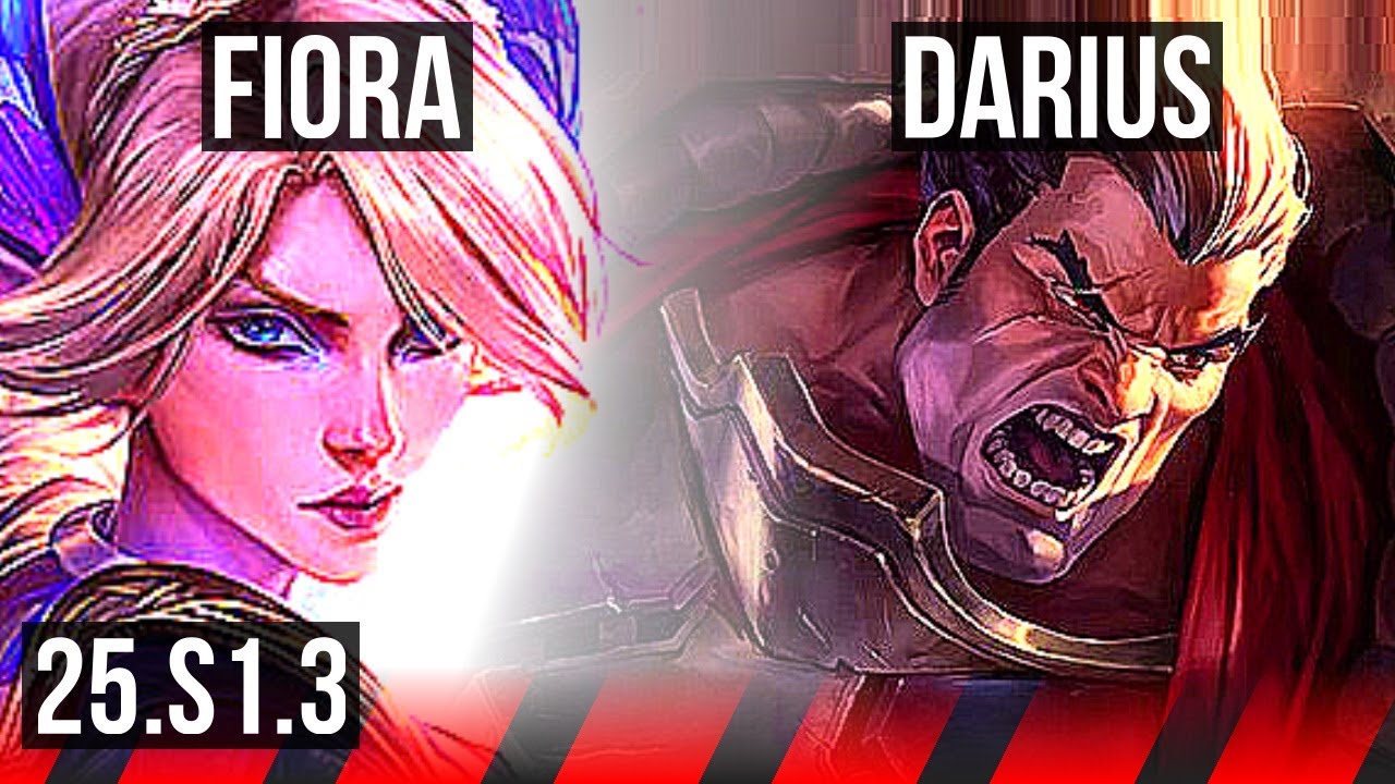FIORA vs DARIUS (TOP) | 600+ games | KR Diamond | 25.S1.3
