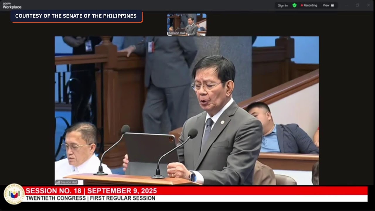 Ping Lacson delivers another privilege speech on corruption in flood control projects