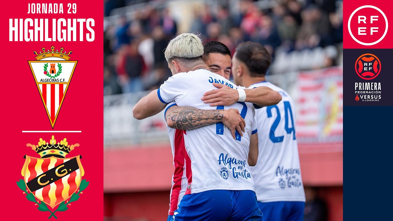 Resumen #PrimeraFederaci&oacute;n | Algeciras CF 1-0 Gimn&agrave;stic | Jornada 29 | Temporada 2025/2026