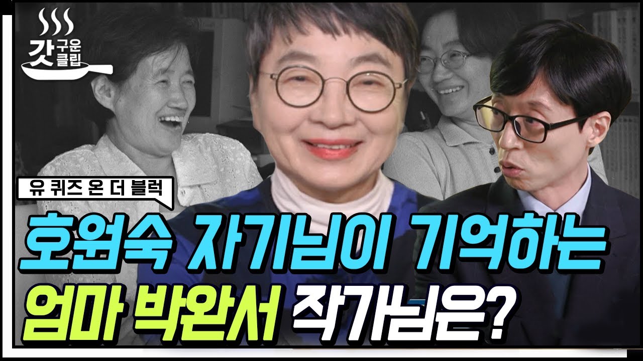 [#유퀴즈온더블럭] 故 박완서 작가님의 첫째 딸💜 어머님과 웃는 모습이 많이 닮은 호원숙 자기님이 다시 글을 쓸 수 있었던 이유 | #Diggle #갓구운클립