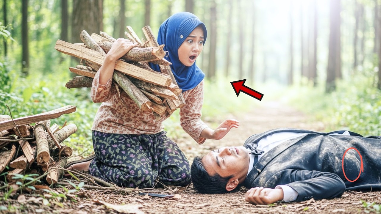 SANTRIWATI CARI KAYU BAKAR TEMUKAN PRIA SEKARAT DI HUTAN, TAK MENYANGKA PRIA & TAS HITAM ITU ISINYA…