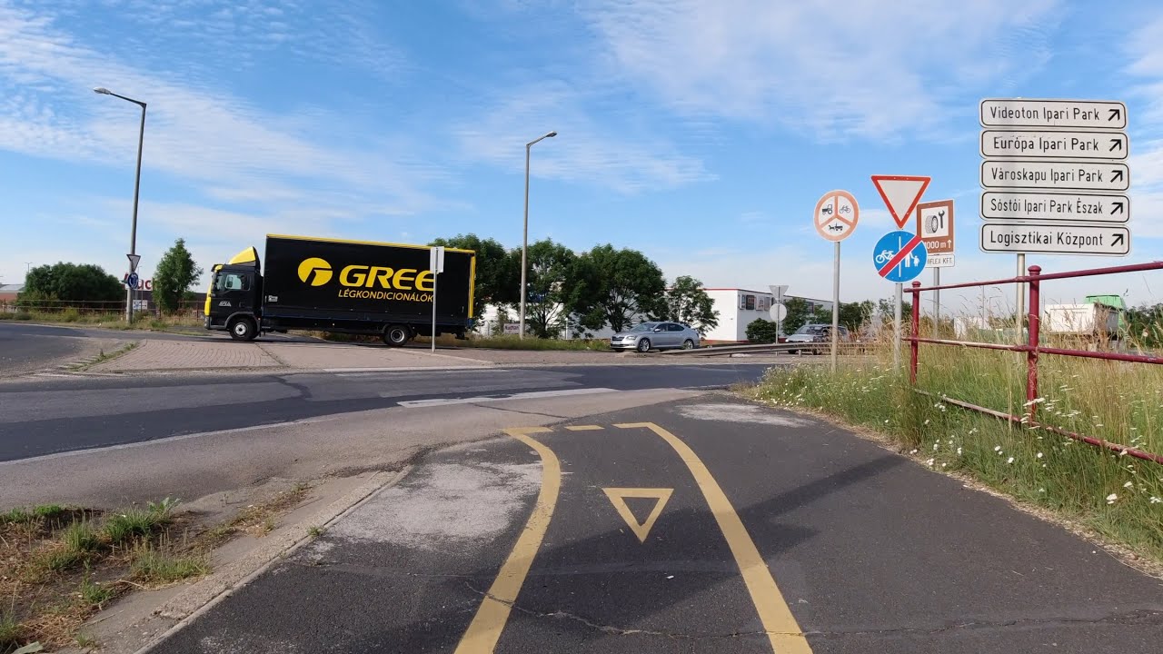 Kerékpárral Székesfehérváron: Tóvárosi lakónegyed - Sóstó ipari park