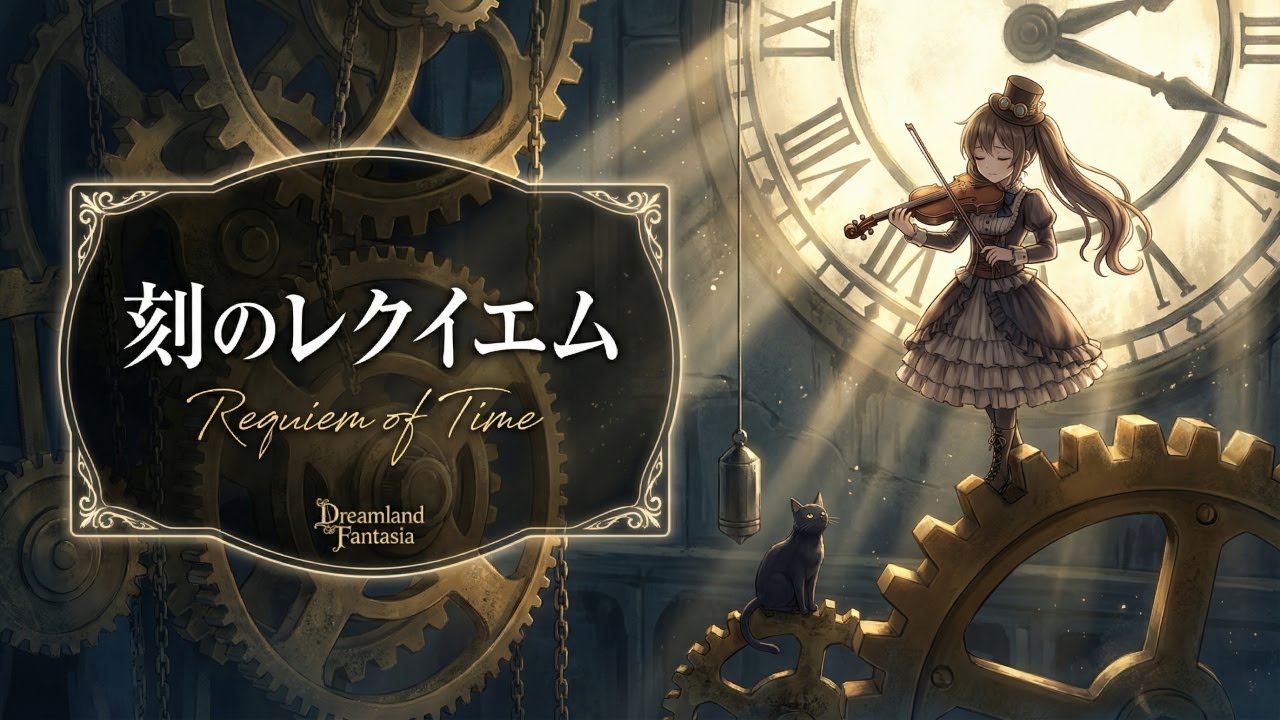 【哀愁のクラシック/Dark Classical】「刻（とき）のレクイエム - Requiem of Time」- 止まった時計塔の中で、過ぎ去った日々を懐かしむ孤独な演奏