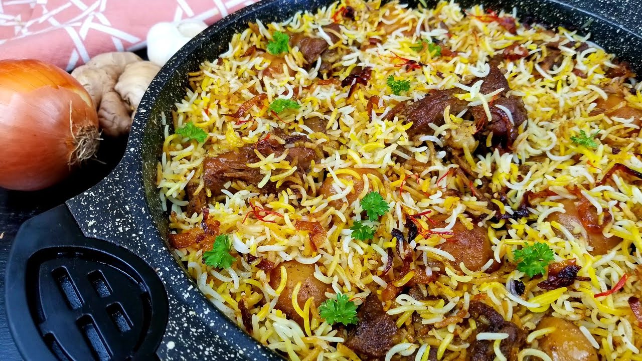 طبخ الزربيان العدني باللحم على اصووووله خطوة بخطوة | Yemeni style mutton biryani rice zurbian