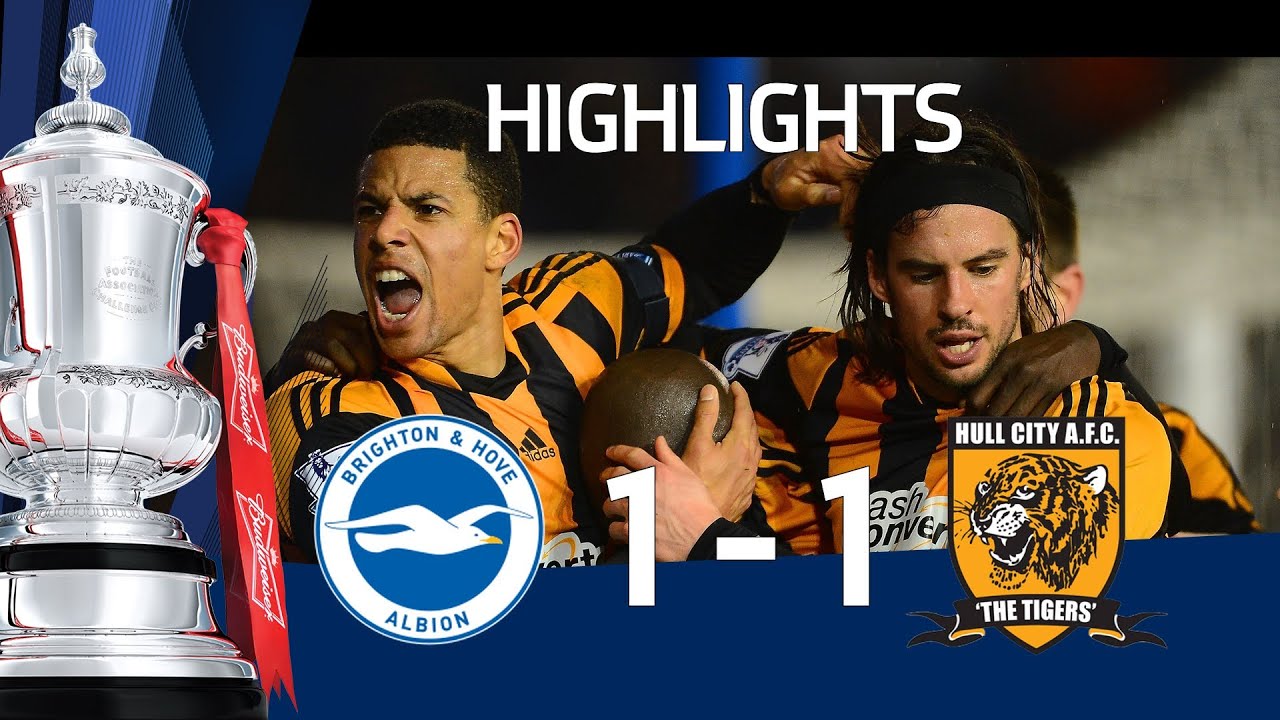 Brighton & Hove Albion vs Hull City 1-1, FA Cup 5th Round goals & highlights