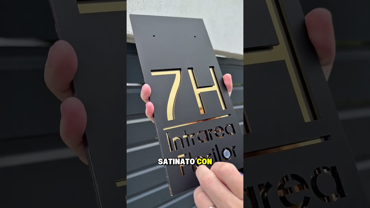 Questo numero civico si illumina da solo! 🔥