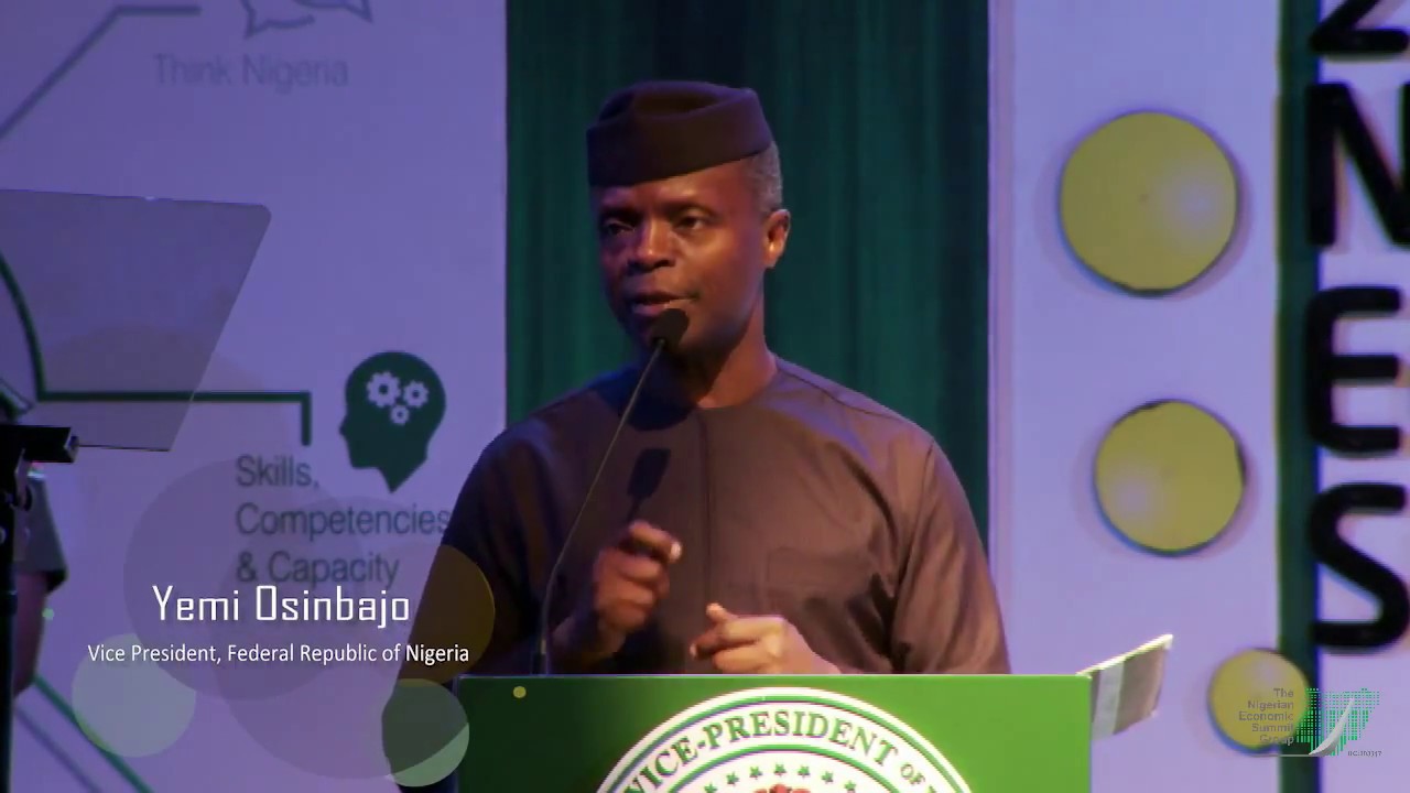NES 23 -Prof Yemi Osinbajo Opening Speech