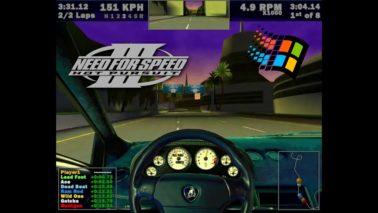 [Windows 98] Need for Speed III: Hot Pursuit - Gameplay