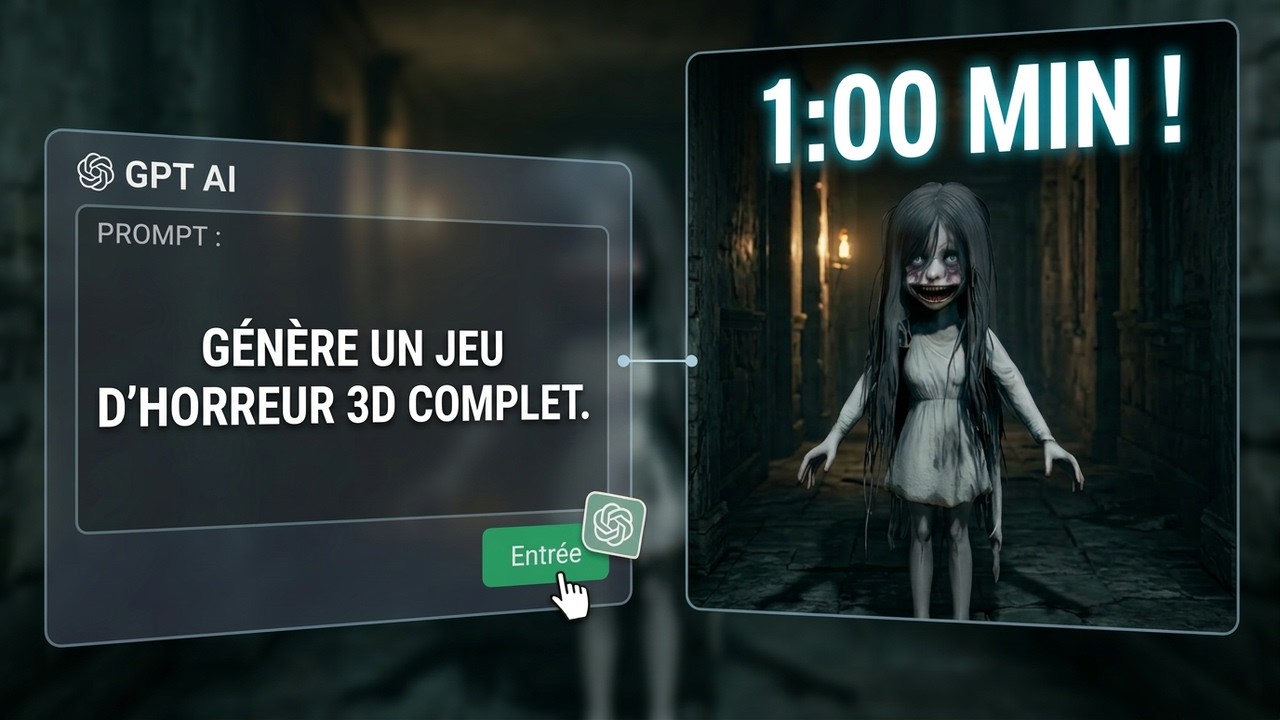 Comment j&rsquo;ai fait un jeu en 10 minutes avec l&rsquo;IA ?