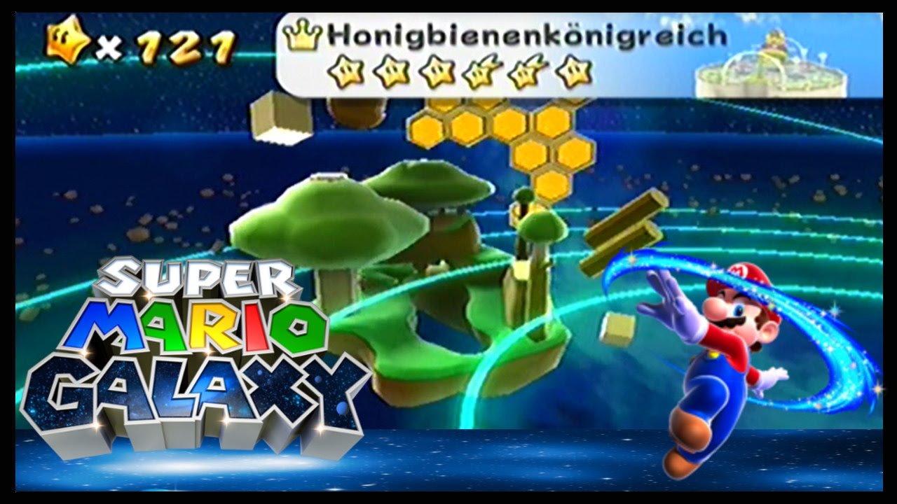 Super Mario Galaxy /2 [Mario] Terrasse /2 Honigbienenkönigreich