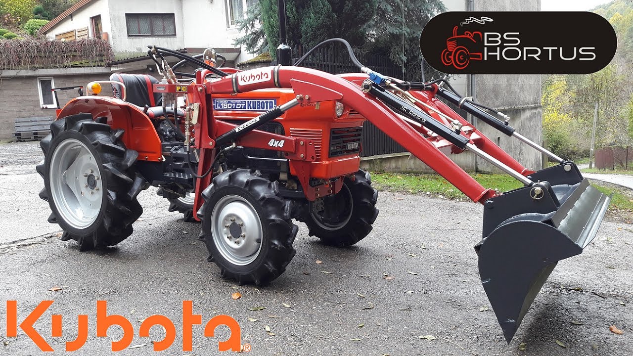 Kubota L1801DT 4x4 Japoński TUR ładowacz czołowy Mini traktorek Japoński / Japanese compact tractor