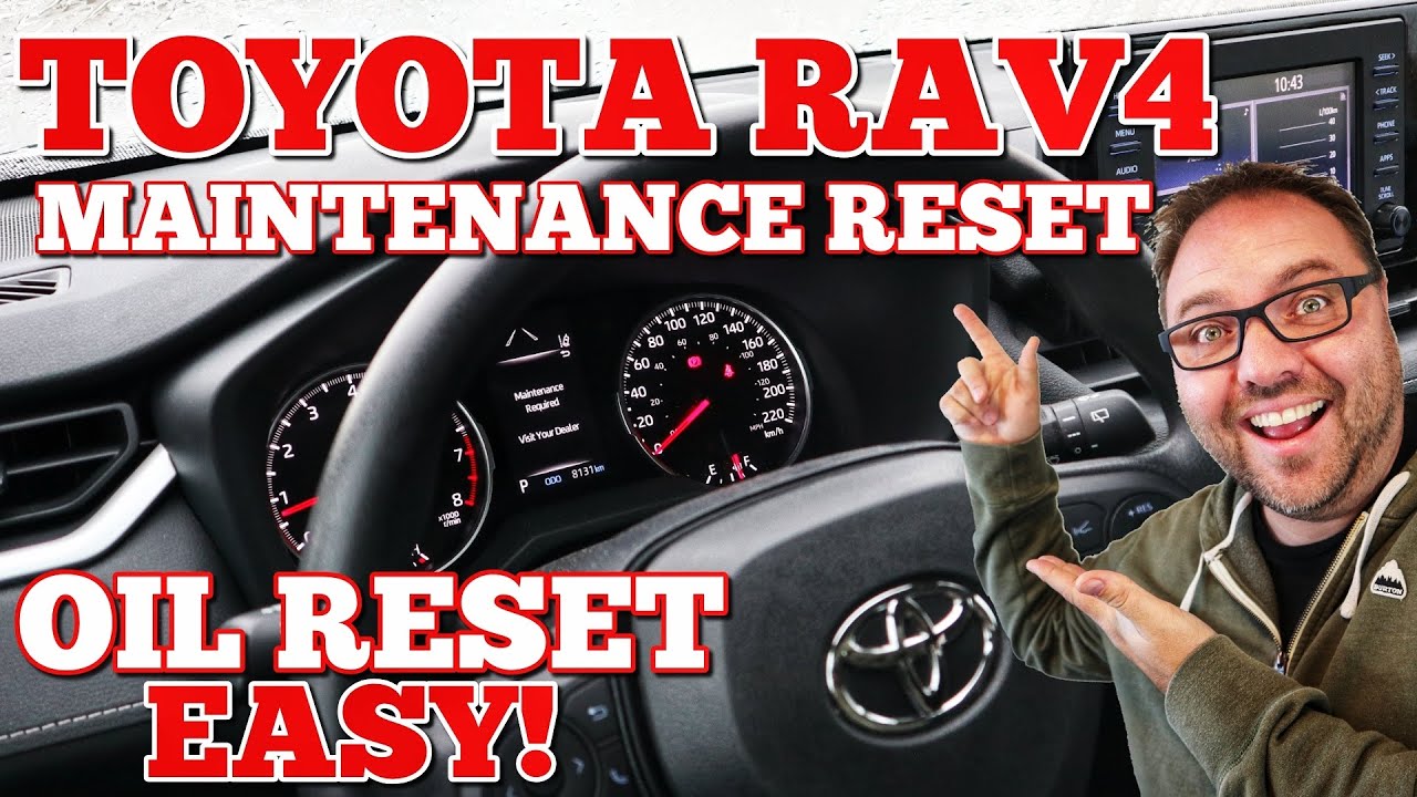 Rav4 2019 - 2020 Сброс индикатора обслуживания - Сброс срока службы масла