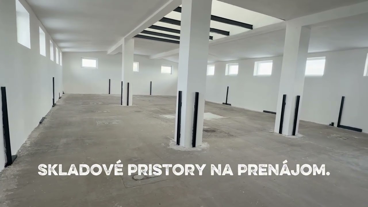 Sklady a výrobné haly na prenájom. MALINOVO