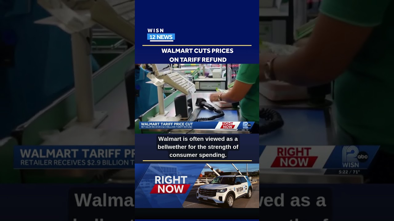 Walmart cuts prices, tariffs refunded