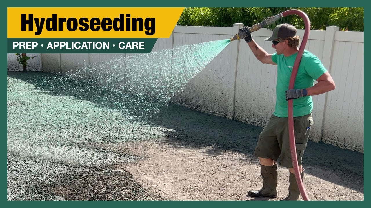 Hydroseeding - prep, application, and advice from a PRO!