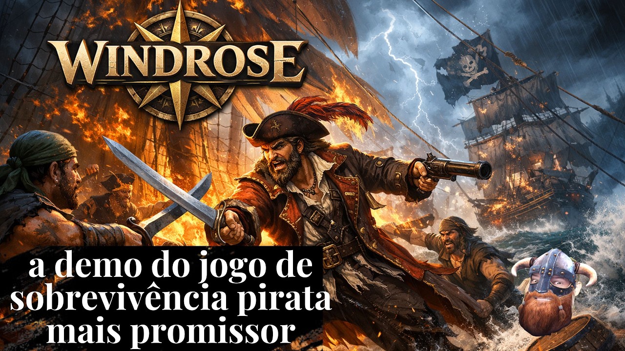 Gameplay Completa da demo de Windrose (Muito Insano!)