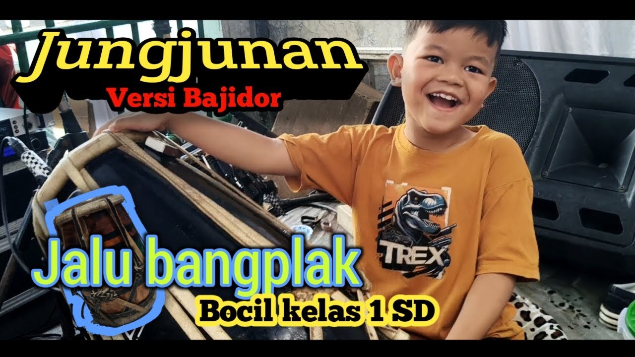Jungjunan versi bajidor Live Manggung anak SD main kendang