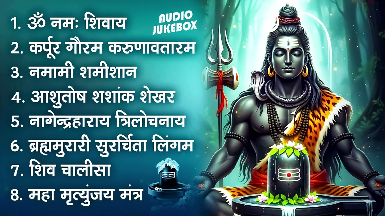 शिव भक्ति भजन - आशुतोष शशांक शेखर, ॐ नमः शिवाय, कर्पुर गौरम करुणावतारम, शिव अमृतवाणी व शिव चालीसा