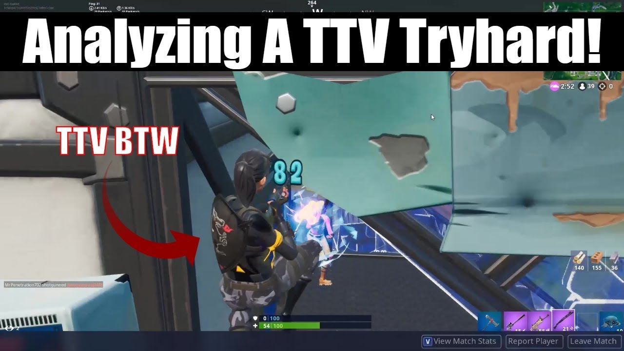 Spectating A TTV TRYHARD! What He Did Right and Wrong! (Fortnite Vod Review)