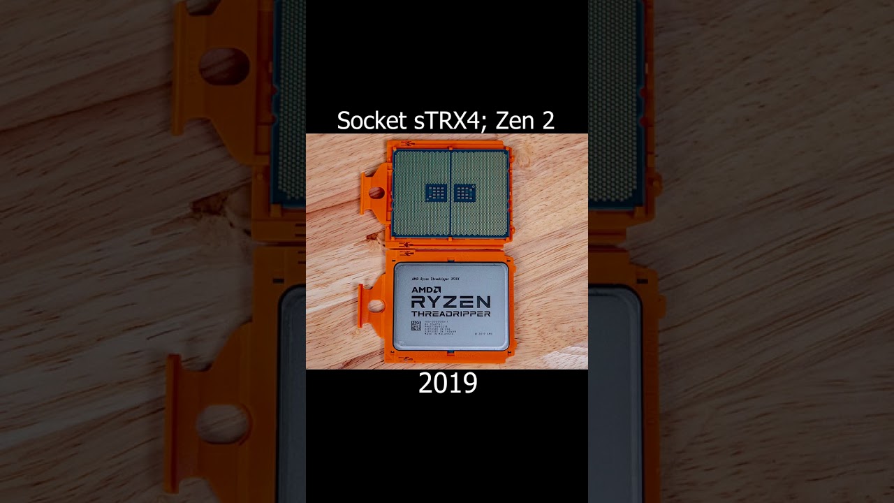 Эволюция процессоров AMD Ryzen Threadripper #amd #ryzen #threadripper #amdryzenthreadripper