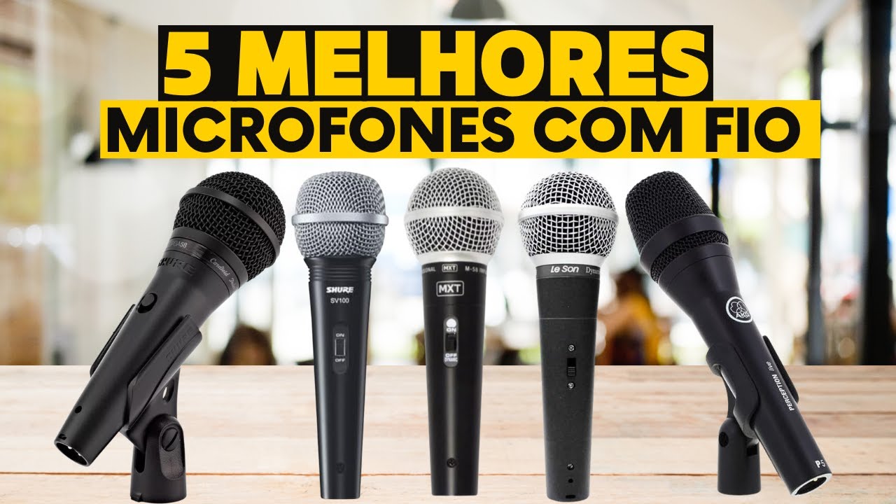 Melhores Microfones com Fio para Igrejas em 2024!Microfones com fio com Qualidade e Custo-Benef&iacute;cio!