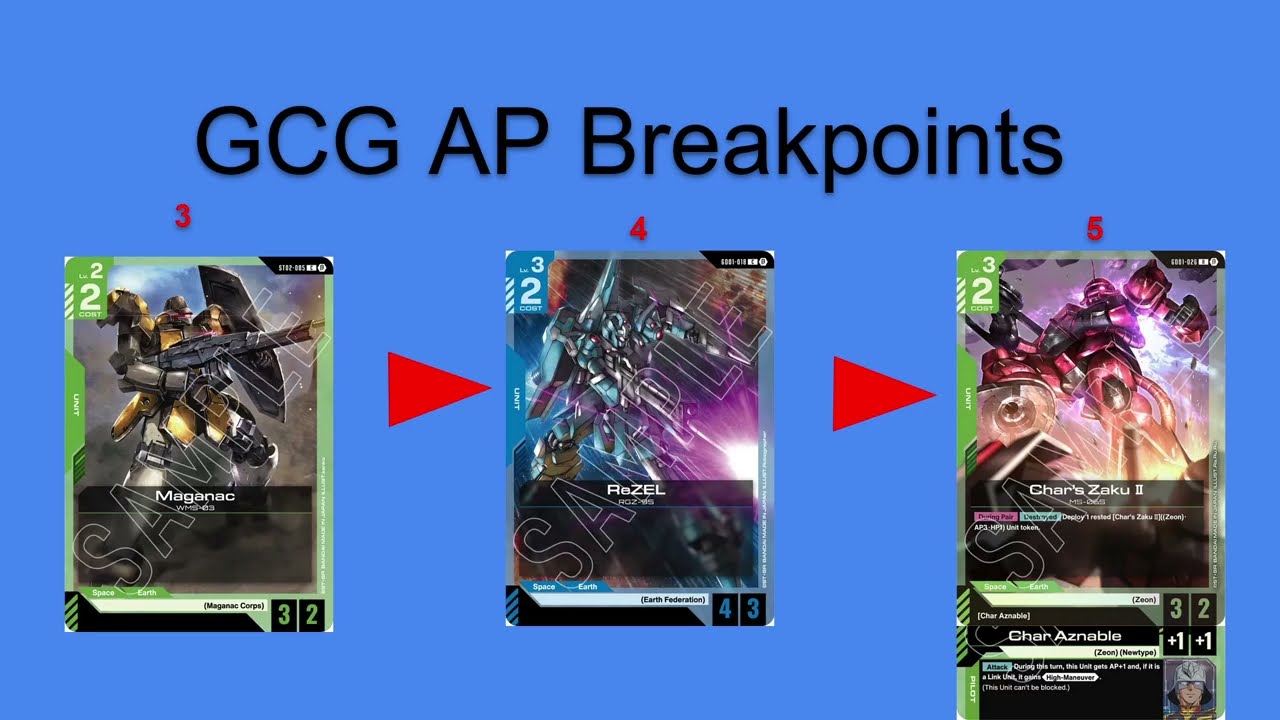 Gundam Card Game - Why Attack Points Matter