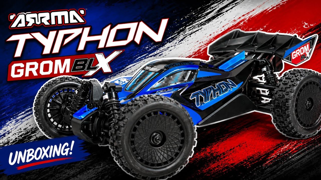 ARRMA's Pocket Rocket!! Unboxing: ARRMA Typhon GromBLX Buggy