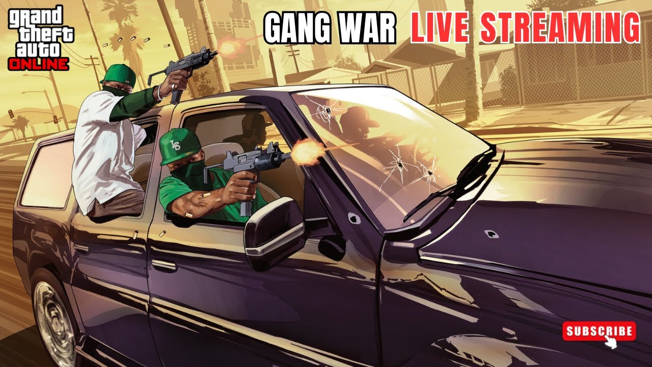 Gang War in GTA 5 Online 🔫 LIVE | Insane Fights, Explosions & Fun!
