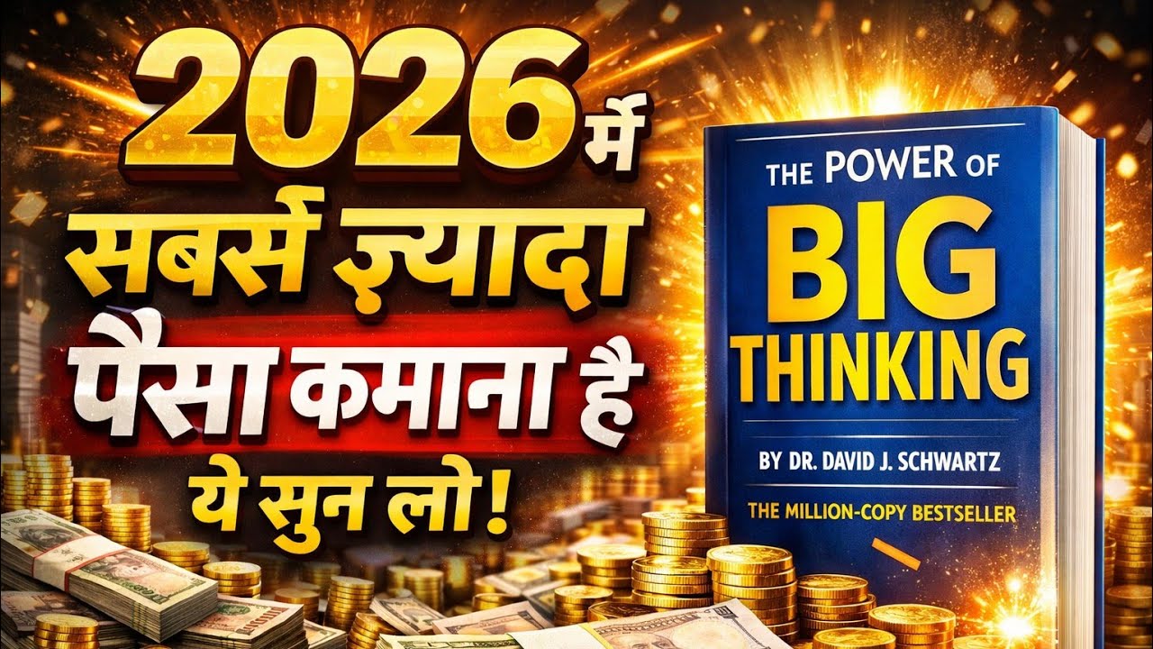 2026 में सबसे ज्यादा पैसा कैसे कमाएं? The Power of Big Thinking से सीखें अमीर बनने का तरीका