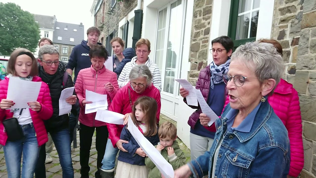 Beaucoup d'émotion ce mardi 31 août 2021 sur la place du Marché à Sart(Jalhay)