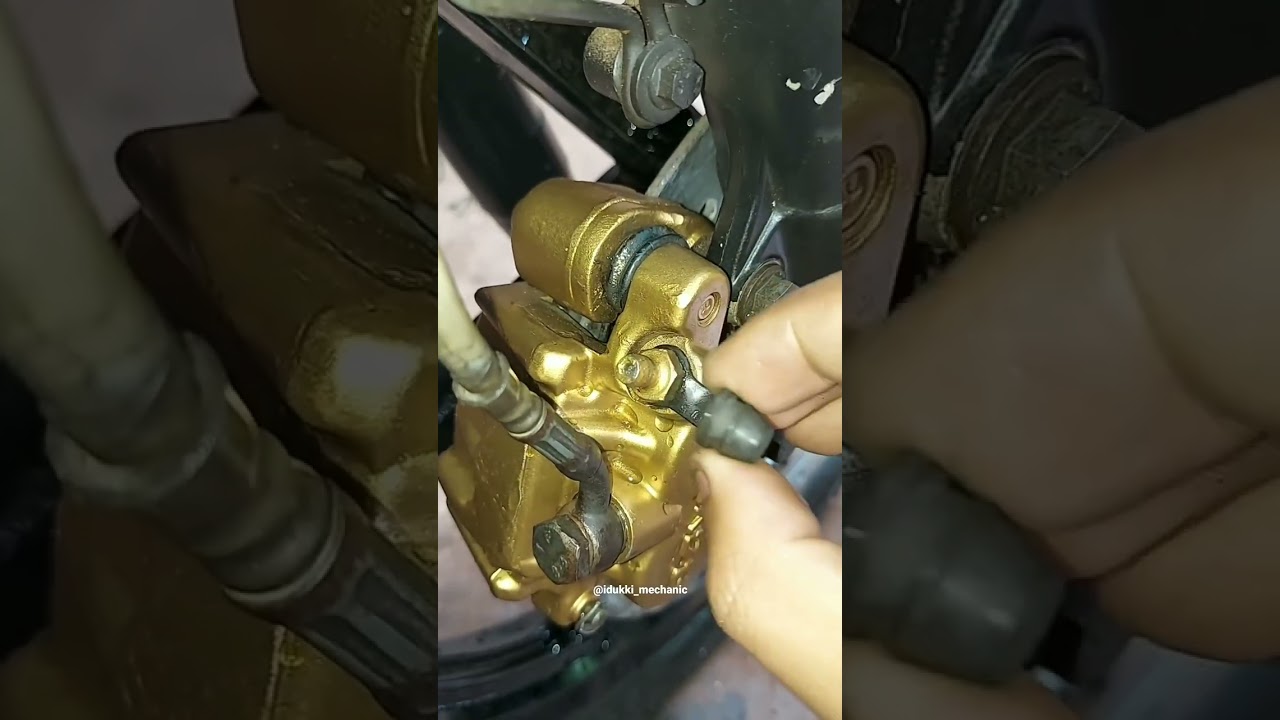 Bajaj Pulsar ByBre Hydraulic Brake Fixing #bajaj #pulsar #bybre #pulsar220 #pulsarns200 #shorts