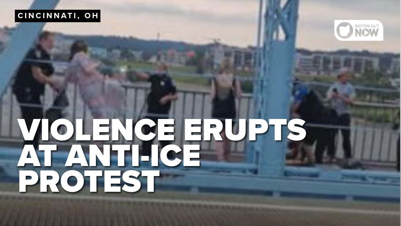 Police clash with anti-ICE protesters as rallies for detained children's hospital chaplain escalate