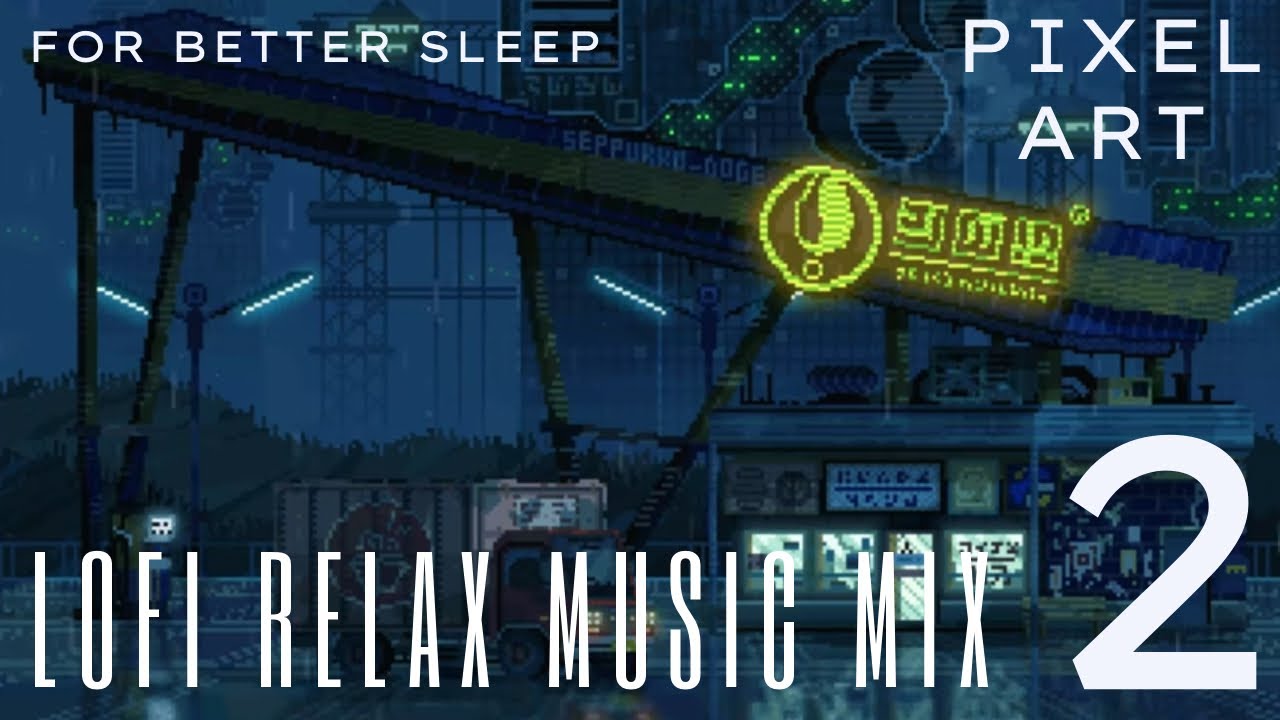 👾Lofi Music Pixel Art 👾 3 Hours long 🎵🎵🎵 Sit back and relax or Study