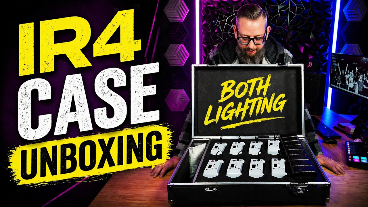 Both Lighting IR4 Uplight + Case Unboxing
