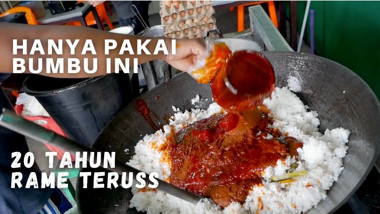 Lebih 23 Tahun Warung Nasi Goreng Selalu Rame - Indonesian Fried Rice ASMR