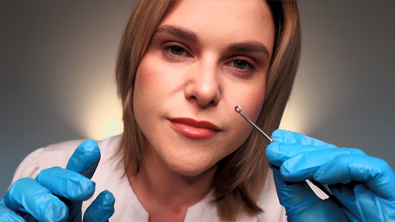 ASMR Dermatologist Skin Exam & Extraction Roleplay
